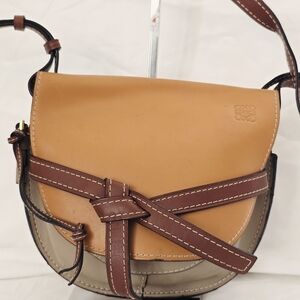 Loewe Tan and Brown Crossbody Bag